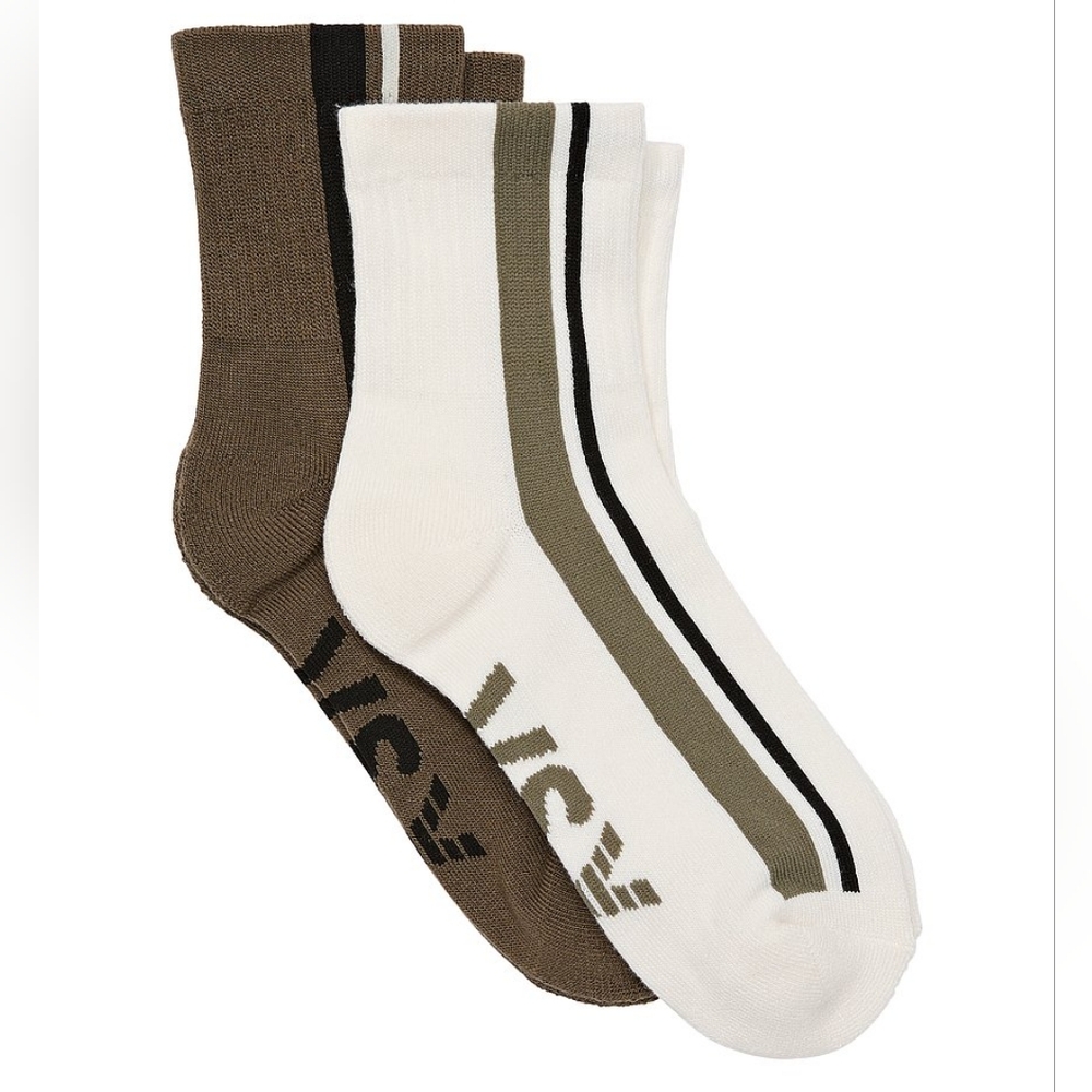 VSX PINK 2-PACK QUARTER SOCKS
